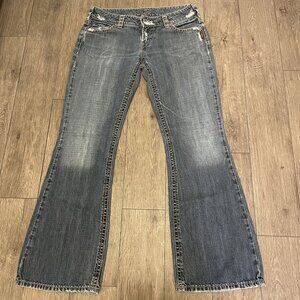 Silver Womens Denim Jeans Blaze Boot Cut Flare Size 31 / 33